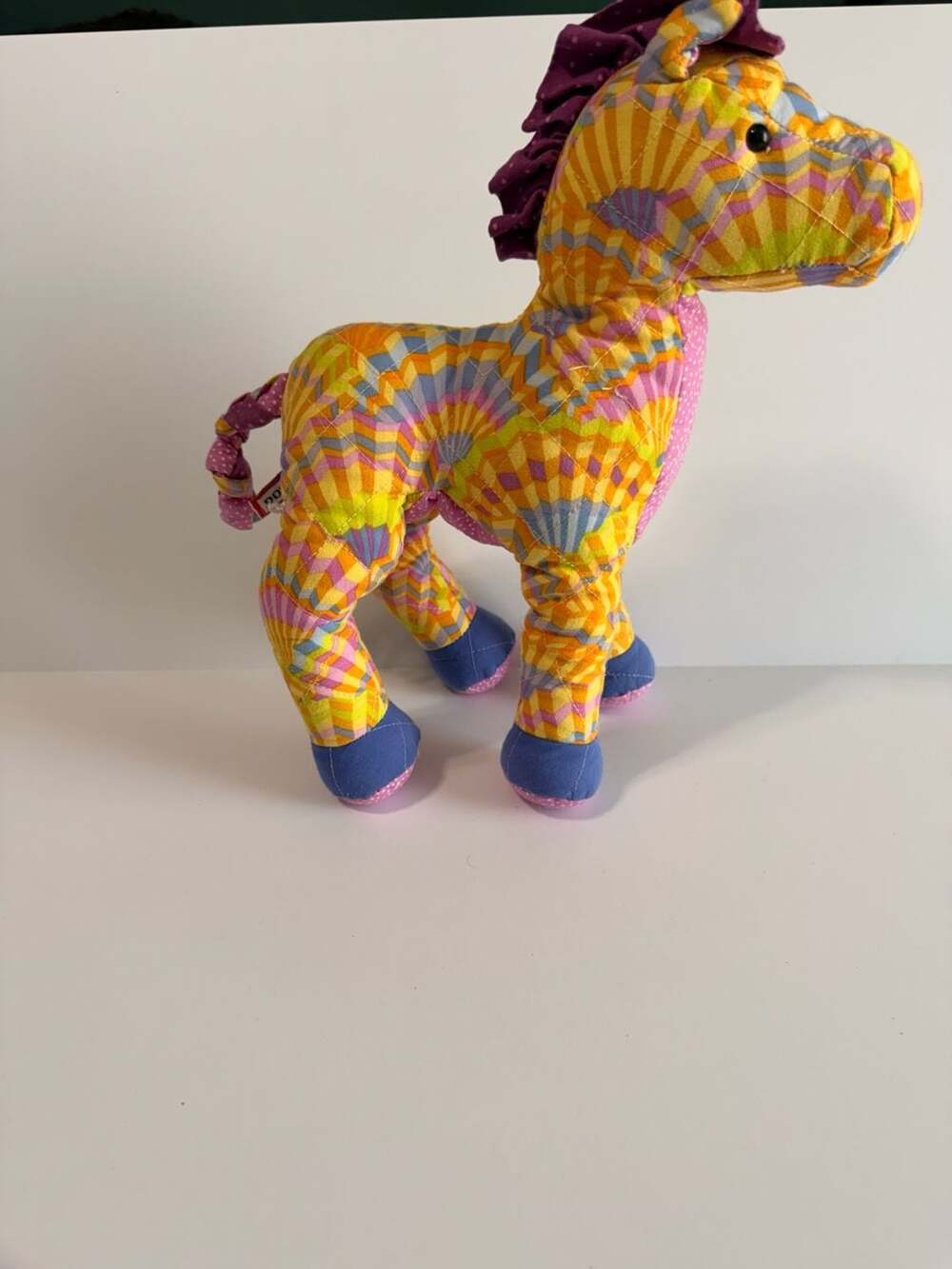 Douglas Quilt Patchwork Pony Plush Stuffed Animal